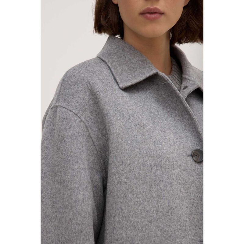 Assembly Label Pierra Wool Coat Grey Marle image number 2